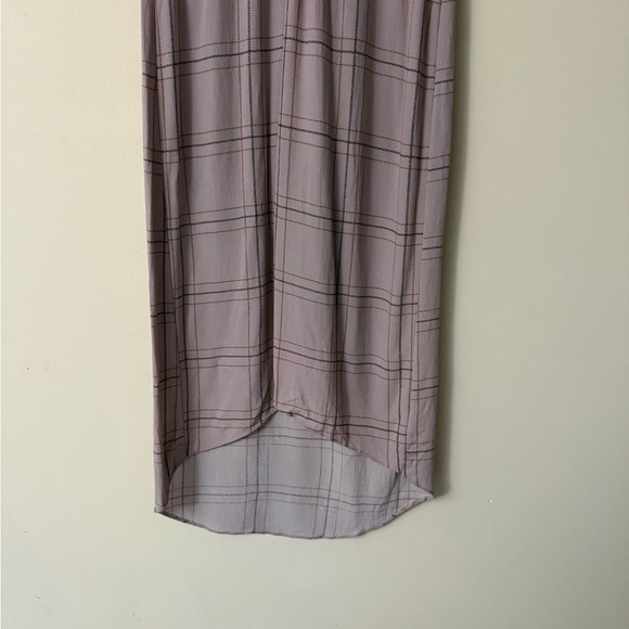 Free People Pink Plaid Midi Dress, size S - Picture 5 of 12